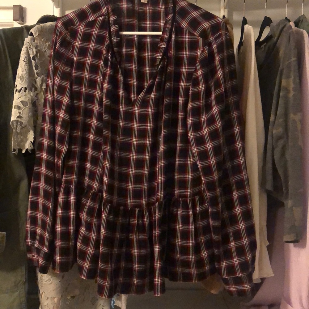 Plaid top!
